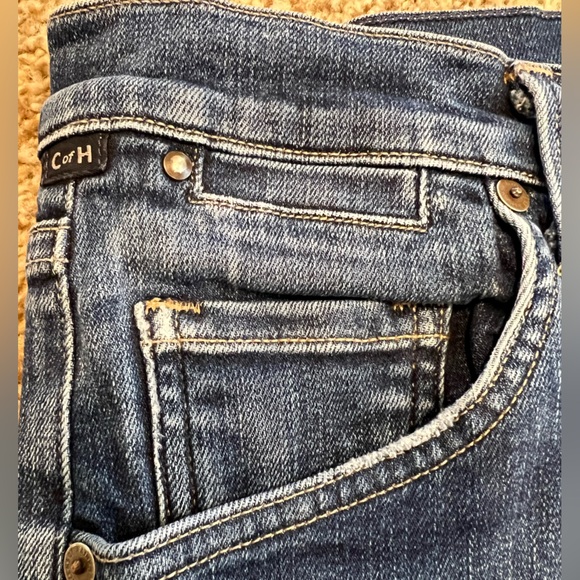 Citizens of Humanity Emerson Slim Boyfriend dark blue distressed jeans size 30 - Picture 5 of 15